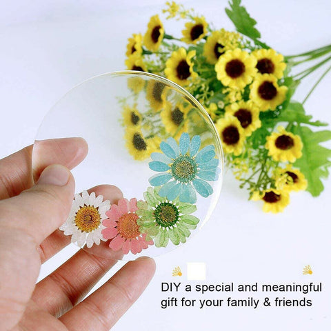 2PC Coaster Resin Cup Casting Mould Epoxy Mold Silicone DIY Jewelry Making Craft