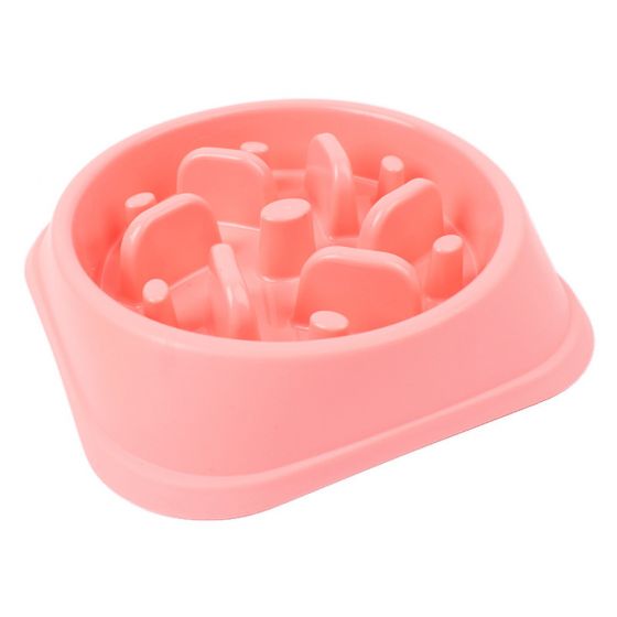 Dog Food Slow Feeder Puzzle Bowl