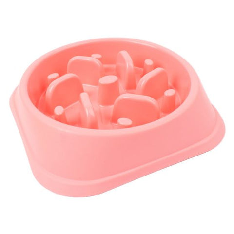 Dog Food Slow Feeder Puzzle Bowl