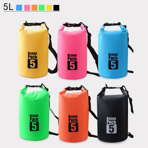 Waterproof Hiking Backpack-Yellow-5L