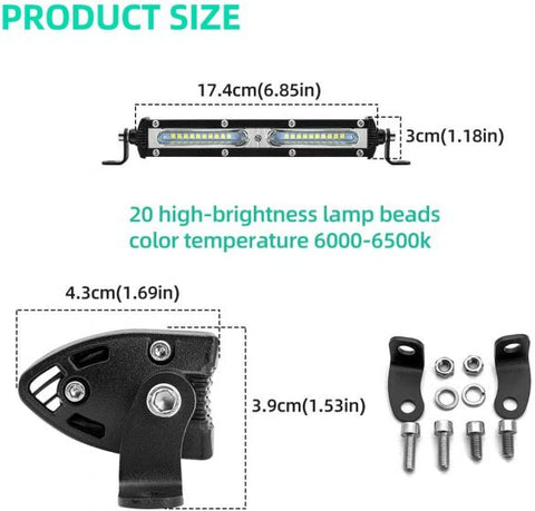 LED Light Bar 7 Inch