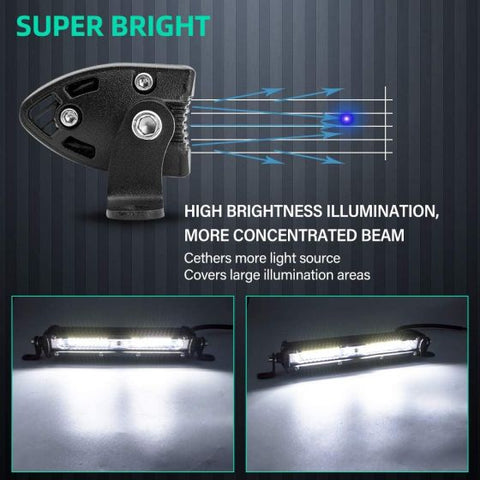 LED Light Bar 7 Inch