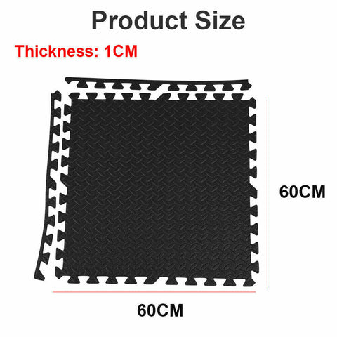 6PCS Interlocking Heavy Duty EVA Foam Gym Flooring Floor Mat Mats Tiles