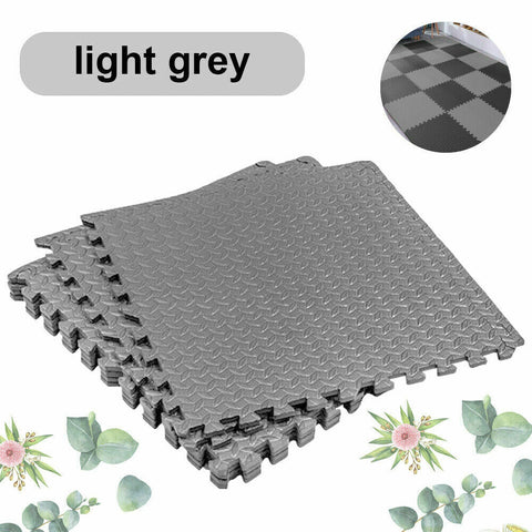 6PCS Interlocking Heavy Duty EVA Foam Gym Flooring Floor Mat Mats Tiles