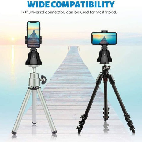 360 Degree Object Tracking Holder Shooting Camera SmartPhone Mount Holder Compatible with All Phone