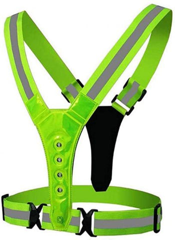 LED Reflective Running Vest