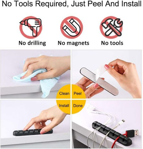 Cable Organizer - Black