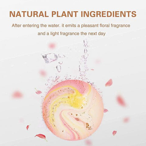 12 Pcs Bath Bombs Organic Bubble  Bath Rich for Mom, Wife, Kids