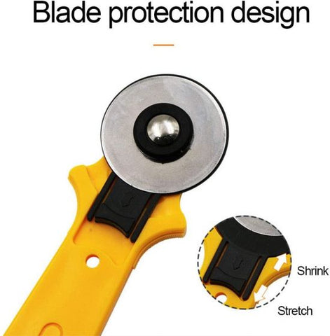 Rotary Cutter Professional Quilting Roller Fabric Cutting