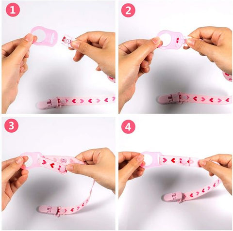 baby clip pacifier holder