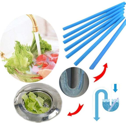 12pcs Magic Clean Sticks Drain Cleaner