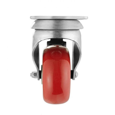 Set of 4 Heavy Duty Swivel Casters with Lock Brakes 5" Polyurethane Wheels