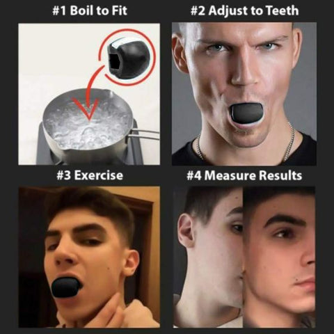 JawLine Exercise Fitness Ball Jaw Trainer Jawlineme Exerciser Neck Face Toning