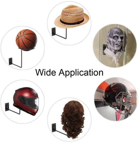 Helmet Display Rack Bicycle Helmet Storage Holder Stand Wall Mounted Hook for Bicycle Motorcycle