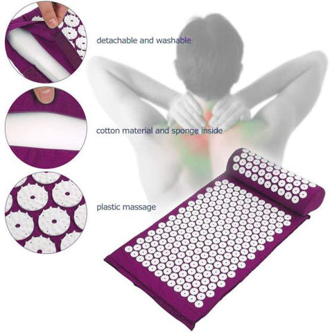 Acupressure Mat with Pillow
