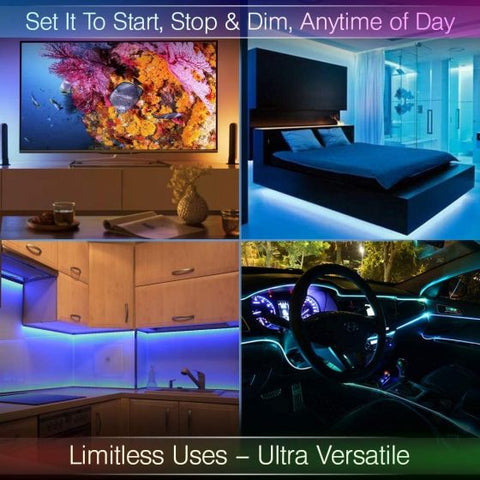 10M  RGBW LED with APP Control & 10A Adapter