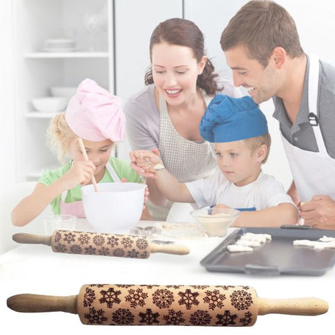 Christmas 4D Rolling Pin