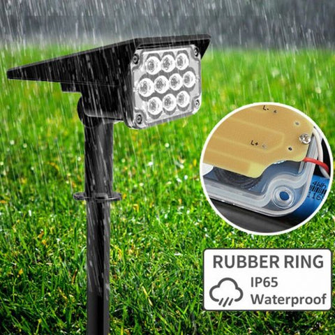 RGB 10 LEDs Solar Landscape Spotlights