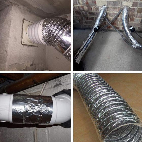 Aluminium Foil Tape Dust-proof Sealing Duct Repairs Resistant Adhesive Repairing