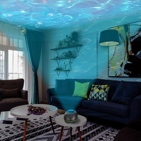 LED Galaxy Starry Night Light Projector Ocean Star Sky Party Baby Kids Room Lamp