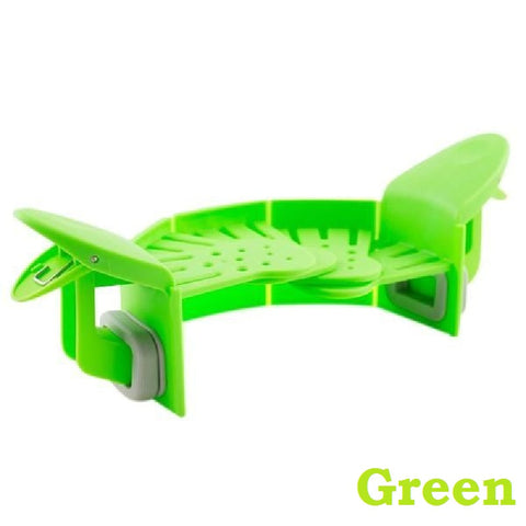 Anti-Spill Strainer Clip Colander Kitchen Tool Filter Drainer Peas Bowl Pot Clip