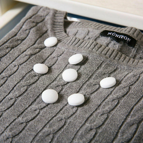 60pcs Moth Balls Home Clothes Anti Moth Cupboards Toilets Pest Control