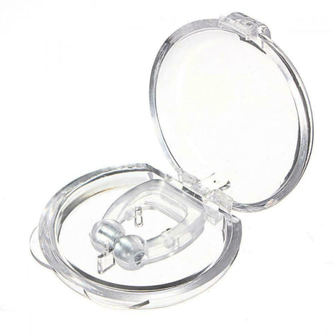 2 x Anti Snore Magnetic Silicone Nose Clip Stop Snoring Apnea Aid Device Stopper