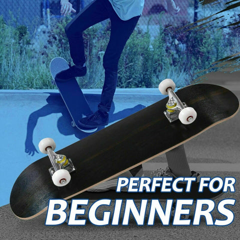 Blank Complete Skateboard Stained BLACK 7.75" Skateboards