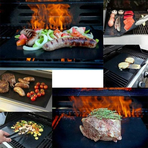 5PCS Round BBQ Grill Mat