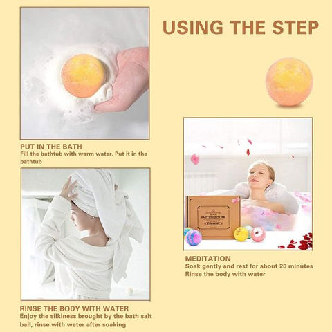 12 Pcs Bath Bombs Organic Bubble  Bath Rich for Mom, Wife, Kids