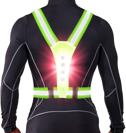 LED Reflective Running Vest