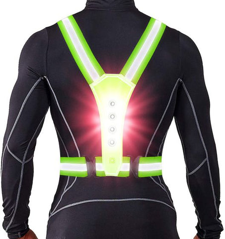 LED Reflective Running Vest