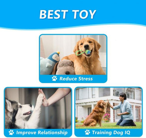 7Pcs Dog Rope Toys Braided Rope