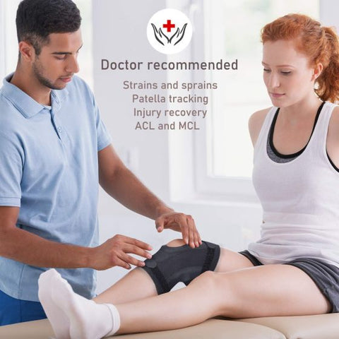 Double Metal Full Knee Support