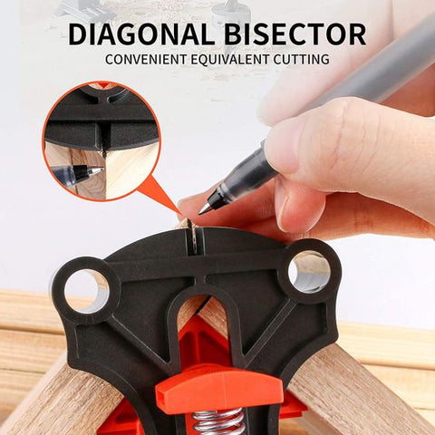 4PCS Multifunction 90Â°Right Angle Clip Clamp Corner Holder Woodworking Tools Kit
