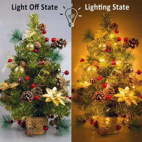 2M 20LEDs Christmas Decoration Pinecone Red Berry Garland String Lights Fairy Lights