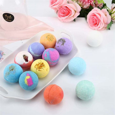 12 Pcs Bath Bombs Organic Bubble  Bath Rich for Mom, Wife, Kids