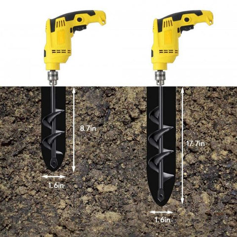 Garden Spiral Hole Drill Planter