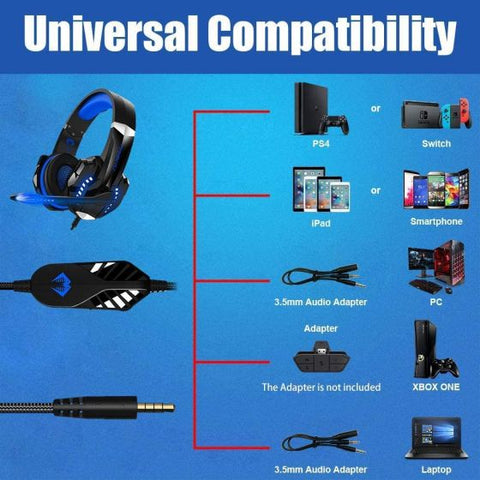 G9000 PRO PYTHON FLY Gaming Headset for PS4,PS5,Nintendo,Xbox One Controllers