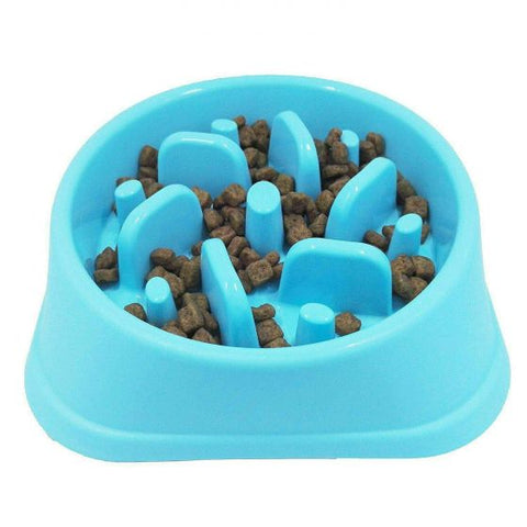Dog Food Slow Feeder Puzzle Bowl