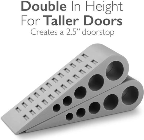 Door Stopper  Non-Toxic Odorless Decorative Heavy Duty Rubber Grip  for Wood Carpet Laminate Concrete Floor