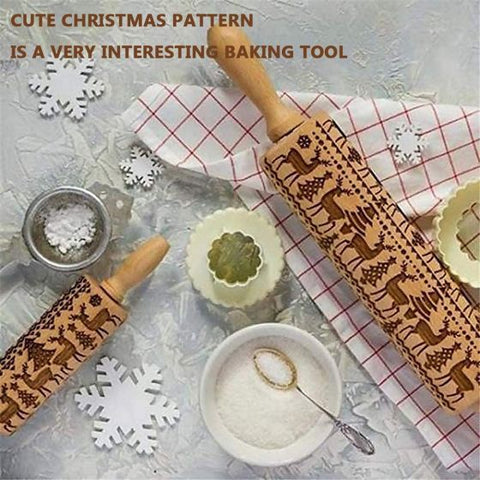 Christmas 4D Rolling Pin