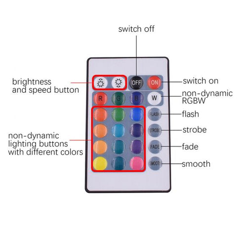 10M  RGBW LED with APP Control & 10A Adapter