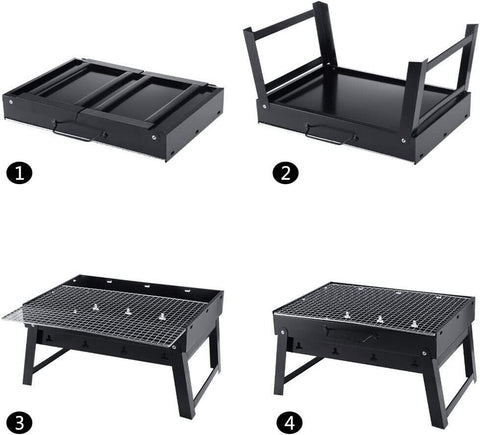 BBQ Grill Hibachi Barbecue Portable Folding35*26*20CM SMALL SIZE