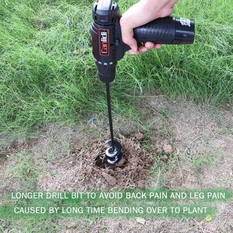 Garden Spiral Hole Drill Planter