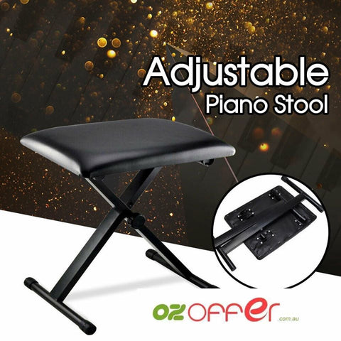 Adjustable 3 Way Folding Keyboard Piano Stool