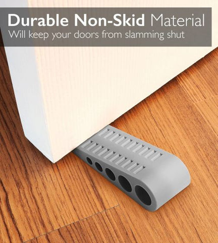 Door Stopper  Non-Toxic Odorless Decorative Heavy Duty Rubber Grip  for Wood Carpet Laminate Concrete Floor