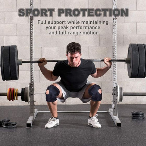 Double Metal Full Knee Support