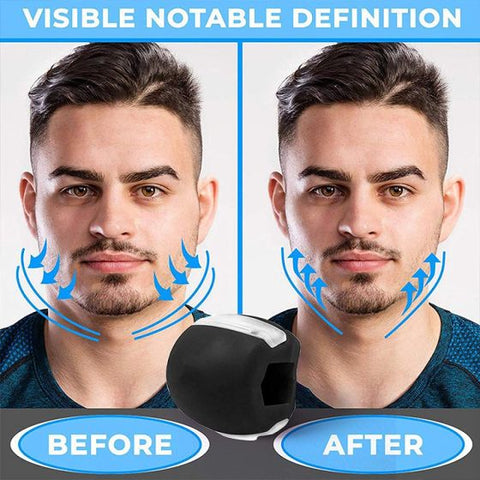 JawLine Exercise Fitness Ball Jaw Trainer Jawlineme Exerciser Neck Face Toning