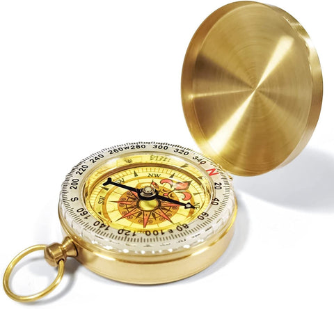 Camping Compass Outdoor Hiking Pocket Watch